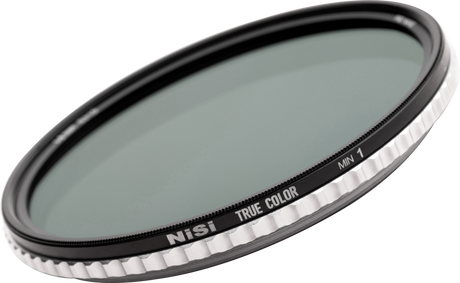 95mm variable ND filter with True Color label on black ring