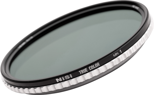 95mm variable ND filter with True Color label on black ring