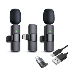 NWPro Sistem de microfoane wireless cu noise cancelling ultracompact pentru dispozitive USB-C/Lightning