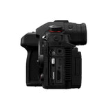 Lumix GH6 E mirrorless camera, side/rear ports and controls