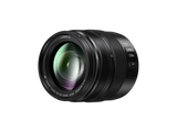 Black 12-35mm f/2.8 lens side with OIS markings and POWER ON/OFF slider