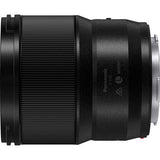 Black 50mm f/1.8 L-mount lens rear, mount contacts and branding visible