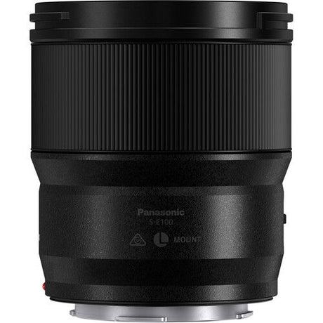 Panasonic Lumix S 100mm f/2.8 macro lens, rear label area and mount contacts