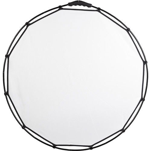 98cm HaloCompact reflector with circular frame, white reflective panel