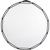 98cm HaloCompact reflector with circular frame, white reflective panel