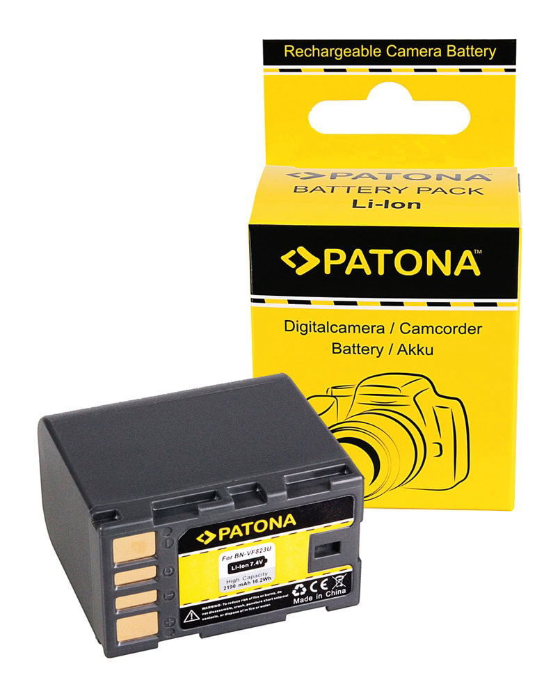 Rechargeable Li-ion BP-820 camera battery pack with contacts