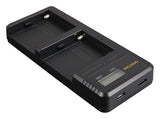 Patona Incarcator Dual cu LCD pentru Sony NP-F550 F750 F970 - View 1