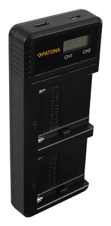 Patona Incarcator Dual cu LCD pentru Sony NP-F550 F750 F970 - View 3