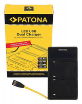 Patona Incarcator Dual Led USB NP-FM50 NP-F550 NP-F750 NP-F970 - View 1