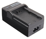 Battery charger dock with charging contacts and side power input port