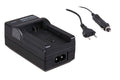 Încărcător Canon BP-808, cablu cu fișe și port DC, negru