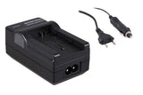 Încărcător Canon BP-808, cablu cu fișe și port DC, negru