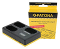 Patona triple USB charger for Sony NP-FZ100 batteries, 3-bay desktop dock