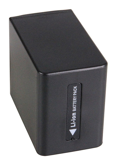 Black Li-ion battery pack with “Li-ion battery pack” arrow label