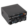 NP-F970/F960/F950 battery pack with LCD screen, black Li-ion 10050mAh