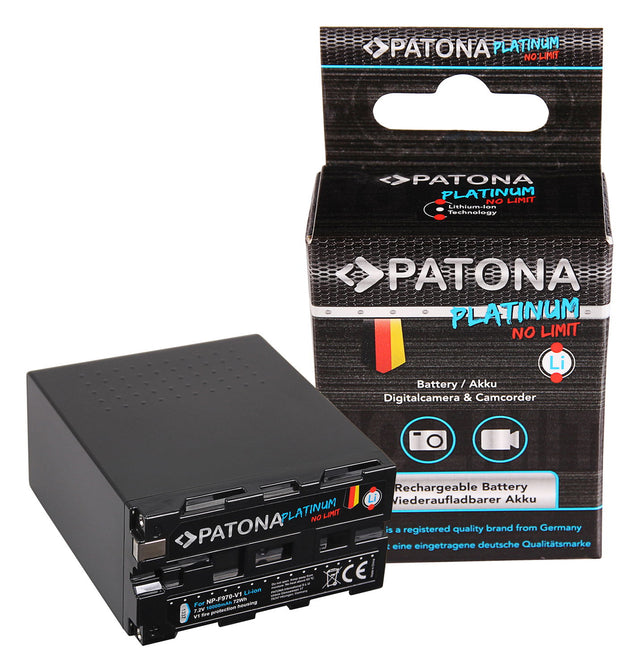 Acumulator foto Patona Platinum NP-F970 Li-ion, ambalat blister, no limit
