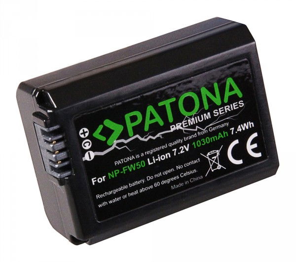 Patona Premium NP-FW50 Acumulator pentru Sony - View 2