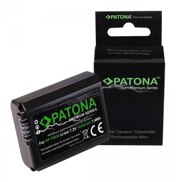 Patona Premium NP-FW50 Acumulator pentru Sony - View 1