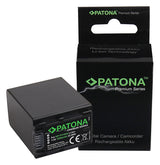 Rechargeable Li-ion camera battery pack, NP-FV100, 3090mAh, 7.4V