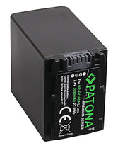 Rechargeable NP-FV100 Li-ion battery pack with side contact terminals