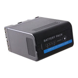 BP-U60 Li-ion camera battery pack, black case with battery level indicator