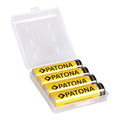 Set de 4 baterii reîncărcabile tip AA (LR6) 2450 mAh, în cutie de plastic.