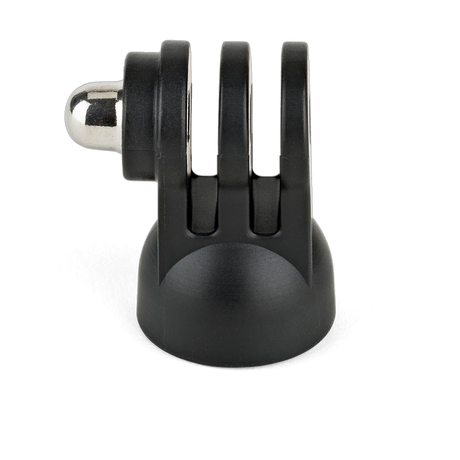 Suport trepied articulat pentru GoPro, prindere cu disc rotund, negru
