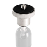 Placă adaptor 1/4" anti-alunecare, pad negru și cap șurub argintiu