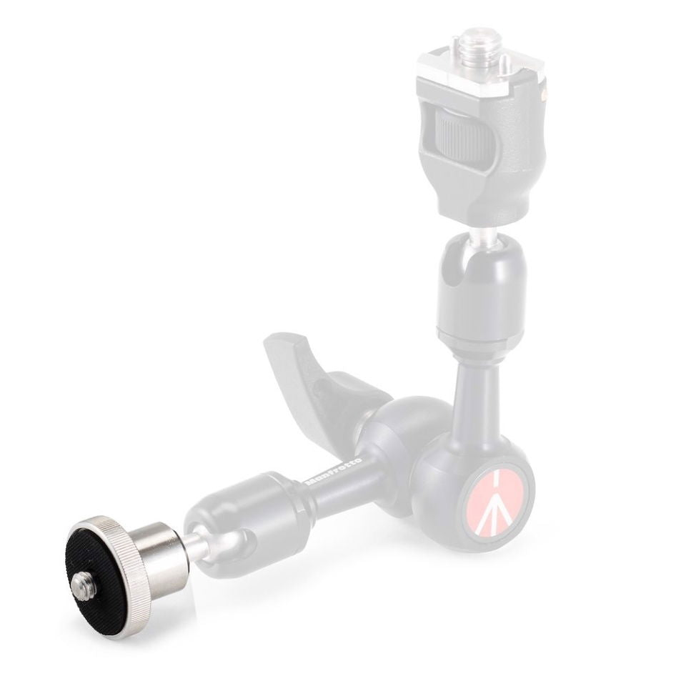 Adaptor 1/4" anti-alunecare cu pad negru și șurub pentru montaj