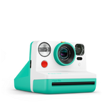 Mint instant camera angled front with lens, flash window, and small control buttons