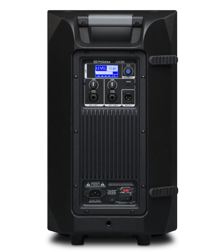 Boxă activă Presonus Air 10, panou spate cu conectori și comenzi, neagră