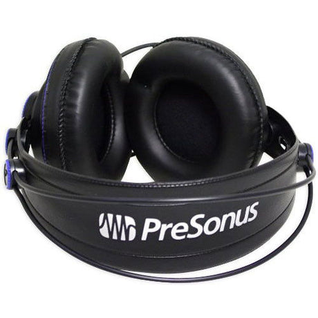 Căști studio HD7, bandă neagră cu logo Presonus și căști circumaurale captusite