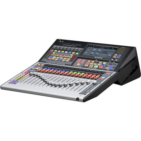 StudioLive 32SC mixer angled top view showing control surface and channel strips