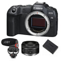 Aparat foto mirrorless Canon EOS R8 cu obiectiv, acumulator și accesorii