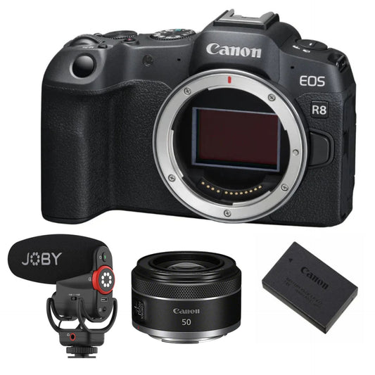 Canon EOS R8 Aparat Foto Mirrorless Full Frame + Acumulator de rezerva