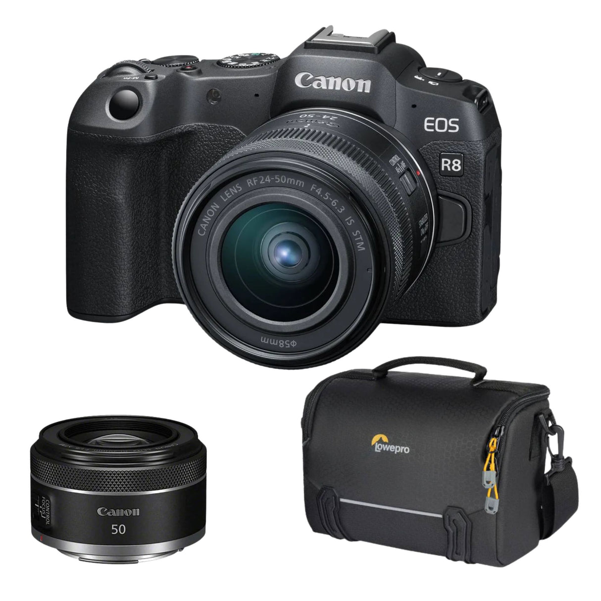 Canon EOS R8 Kit RF 24-50mm F4.5-6.3 IS STM