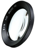 Macro filter lens with ridged outer grip ring, round 77 mm size