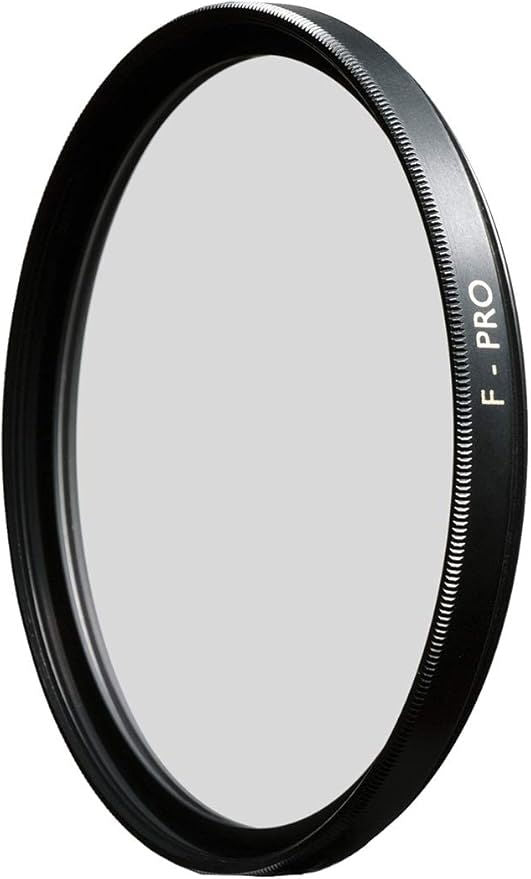 Black 67mm UV MRC filter with F-PRO text along rim