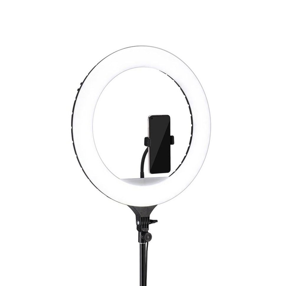 RingLight Bicolor 55W cu suport pentru telefon - View 1