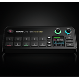 Consolă audio/video all-in-one RODECaster Video S, ecran și butoane verzi