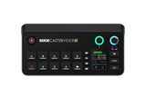 Consolă audio/video RODECaster Video S, panou frontal cu două cadrane verzi