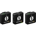 Wireless ME dual mic system: TX and RX cubes, black with Wireless ME branding