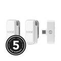 Rode Wireless Micro sistem de microfon wireless ultracompact pentru 2 persoane USB-C (2,4 GHz, alb) - View 1