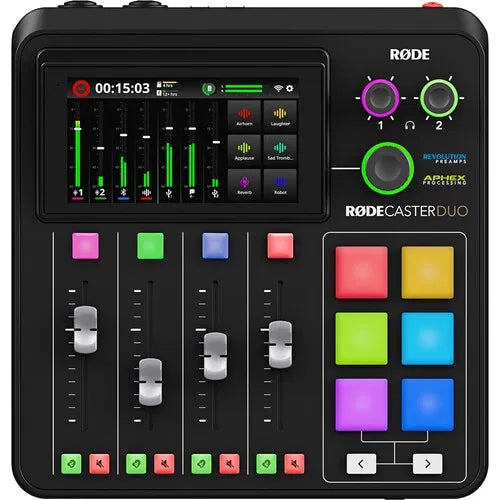 RodeCaster Duo Mixer Audio Podcast - View 1