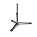 Mini sound stand with detachable base, black, three legs and adjustable center post