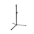 Black sound stand with quick-release, 3/8" mount, tripod base