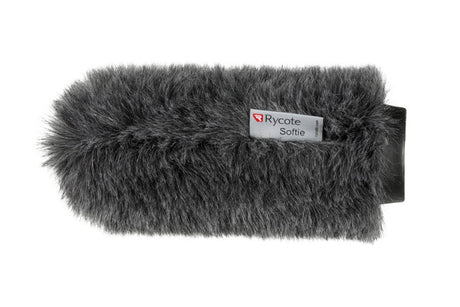 Gray furry windscreen for 18cm microphone with Sofit label