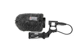 12cm Classic-Softie mic kit: gray furry windscreen and shock mount