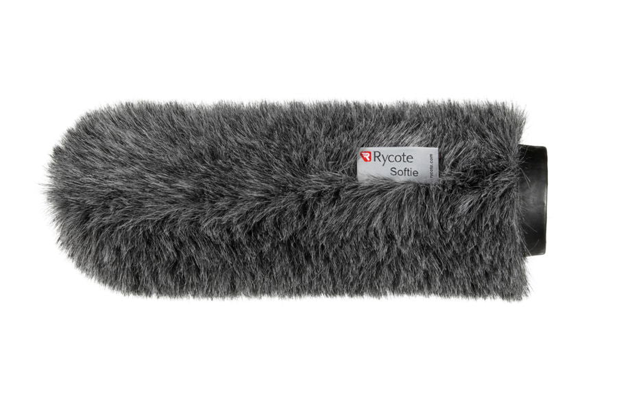Protecție microfon cu blană gri, 24 cm, pentru interval 19/22