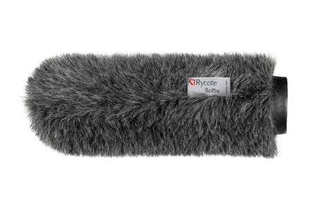 Protecție microfon cu blană gri, 24 cm, pentru interval 19/22